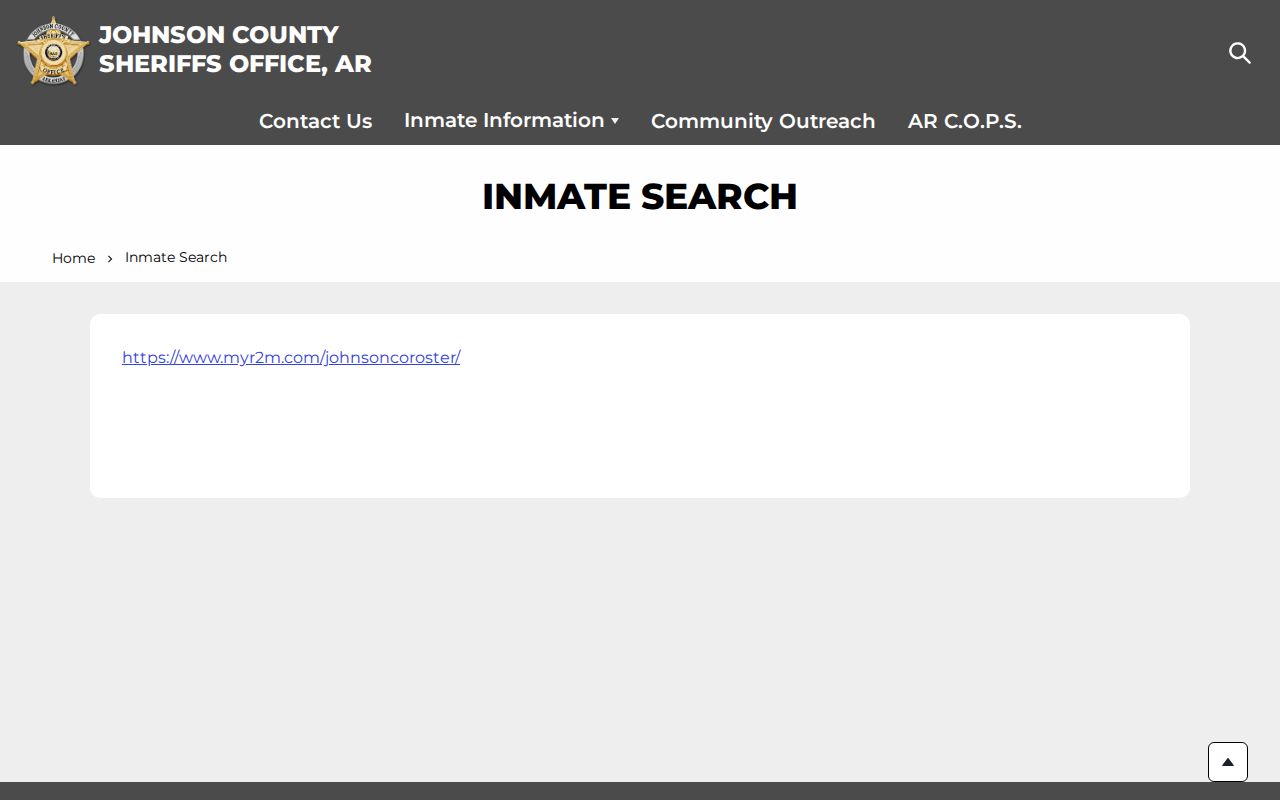 Johnson County arrest lookup sheriff inmate search