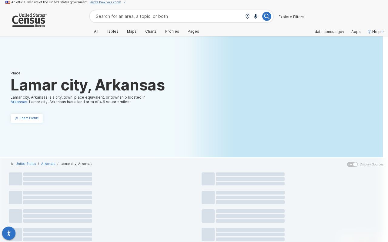 Lamar criminal records Census city profile