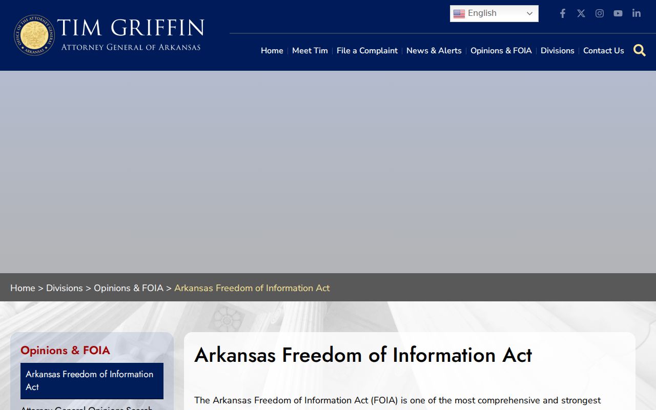 Johnson County criminal court cases Arkansas FOIA source